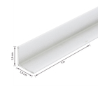 Perfil Abas Iguais L Alumínio 1m x 19,1mm Branco Decal