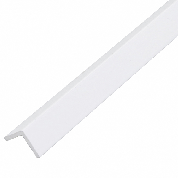 Perfil Abas Iguais L Alumínio 3m x 12,7mm Branco Decal