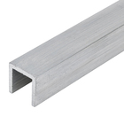 Perfil Abas Iguais U Alumínio 1m x 12,7mm Natural Decal