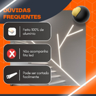 Perfil Aluminio De Led Sobrepor Slim 17x7mm Com 2m Branco