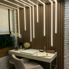 Perfil Aluminio De Led Sobrepor Slim 17x7mm Com 2m Branco