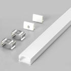 Perfil Aluminio De Led Sobrepor Slim 17x7mm Com 2m Branco