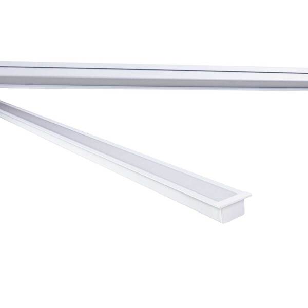 Perfil Alumínio Embutir 1m P/ Fita Led Save Energy St2032