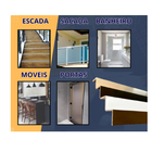 Perfil Aluminio Fosco L-013 Cantoneira 1 Pol 25mm Acabamento