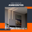 Perfil Aluminio Sobrepor Slim 30x10mm 2mt + Fita Led + Fonte