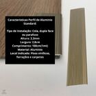 Perfil Alumínio Standard I Champanhe - Champanhe