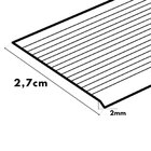 Perfil Arremate Standard Alumínio Fumê - 3 Metros