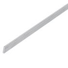 Perfil Barra Chata Reto Alumínio 1m x 3,2mm Preto Decal