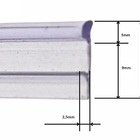 Perfil Camaleão Incolor Para Vedação De Vidros - 10 Metros
