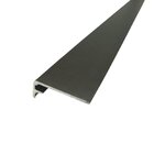 Perfil Canto Interno Alumínio Fumê Para Piso - 3 Metros