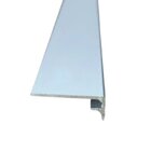 Perfil Canto Interno Alumínio Natural Para Piso - 3 Metros