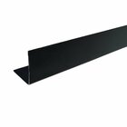 Perfil Cantoneira 25x25mm Alumínio Preto - 3 Metros