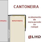 Perfil Cantoneira Aço 304 Dourado Esc A15mm L15mm C2m