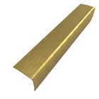 Perfil Cantoneira Aço 304 Dourado Esc A15mm L15mm C2m