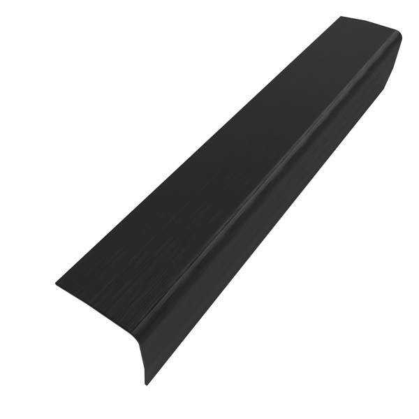 Perfil Cantoneira Aço Inox - Preto Escovado - 20 X 20 X 2000