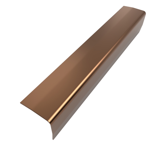 Perfil Cantoneira De Aço Inox 304 - Brilho, Bronze - 15 X 15