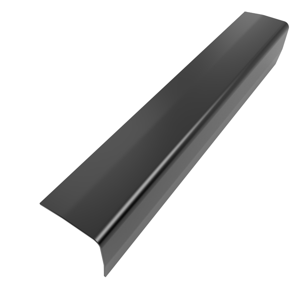 Perfil Cantoneira De Aço Inox 304 - Brilho, Preto - 15 X 15 X