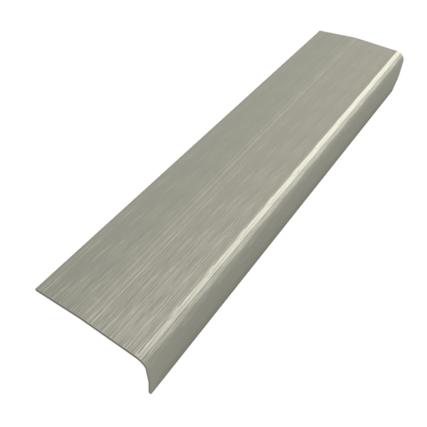 Perfil Cantoneira De Aço Inox 304, Escovado - 15 X 15 X 2980