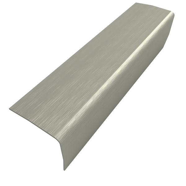 Perfil Cantoneira De Aço Inox 304, Escovado - 30 X 30 X 2980