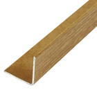 Perfil Cantoneira L Alumínio 1,95m x 19,05mm Carvalho Decal