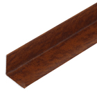 Perfil Cantoneira L Alumínio 1m x 19,05mm Madeira Nogueira Decal