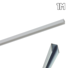 Perfil De Alumínio 8mm Para Fita Neon De Led Branco 1m Embuti