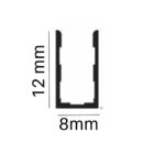 Perfil De Alumínio Com Fita Neon De Led 3.000k Branco Embutir