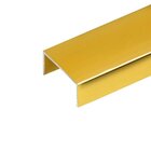 Perfil De Alumínio Para Acabamento 10mm X 2,0cm Luxor Golden