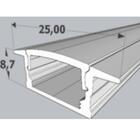 Perfil De Embutir 1002 Branco 3m - Linni