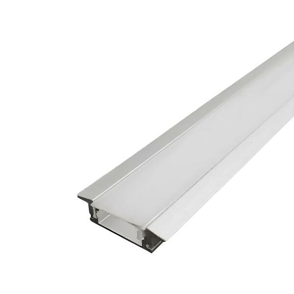 Perfil De Embutir 200cm Lf-ar1 Branco - Biolucci