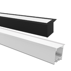 Perfil De Embutir Taschibra Para Fita De Led Spire 50mm Preto