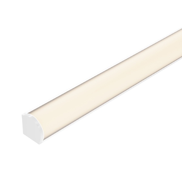 Perfil de fita LED Alumínio Branco Sobrepor Cantoneira 1,29m Ledvance