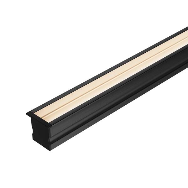 Perfil de fita LED Alumínio Preto Embutir Recuado 2,30m Ledvance