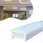 Perfil De Led Embutir Flexível 2m Resistente A Agua Blindado