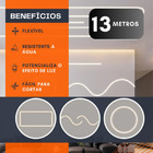 Perfil De Led Flexível Embutir Blindado 13m Ip68 Sem Emenda