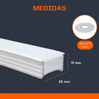Perfil de LED Flexível Embutir Blindado 15m IP68 – Sem Emenda