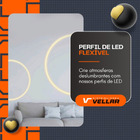 Perfil de LED Flexível Embutir Blindado 15m IP68 – Sem Emenda