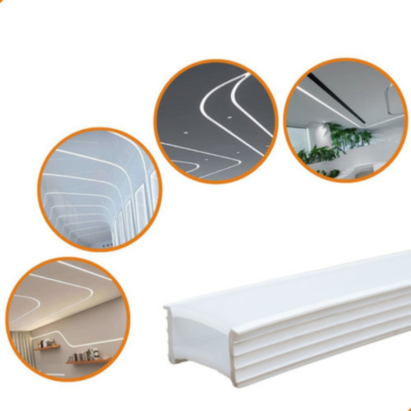 Perfil de LED Flexível Embutir Blindado 15m IP68 – Sem Emenda