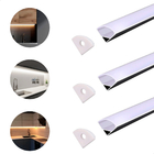 Perfil De Led Sobrepor Canto 3m Completo Para Fita De Led Pre