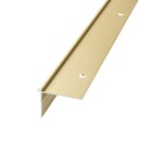 Perfil de Piso Escada Metal Dourado 250x3,9x2,5cm Eliane Floor