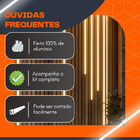 Perfil Embutir 24mm 2m + Fita 240 + Fonte + Controle Dimmer B