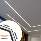 Perfil Embutir 25mm 2m Em L 45°+ Fita 240 + Fonte + Controle