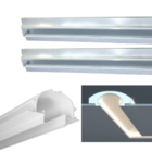 Perfil Embutir Led 30mm No Frame Branco 2x1m Bastone Ilunato