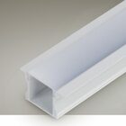 Perfil Embutir Para Fita Led 2 Metros Branco Difusor Leitoso