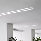 Perfil Embutir Para Fita Led 2 Metros Branco Difusor Leitoso