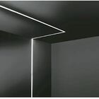 Perfil Embutir Para Fita Led 2 Metros Preto Difusor Fumê