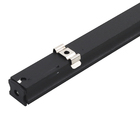 Perfil Fino Preto de Sobrepor Difusor Branco Alumínio 12mmx2m Hazak