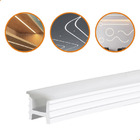 Perfil Flexível Embutir Slim 10x10mm 20 Metros Ip68