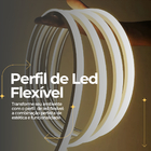 Perfil Flexível Sobrepor 20m 20mm Ip65 Com Led 3000k Iluminaç