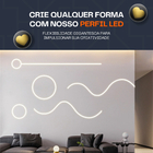 Perfil Flexível Sobrepor 5metros Ip68 20x10mm Uso Externo Sem